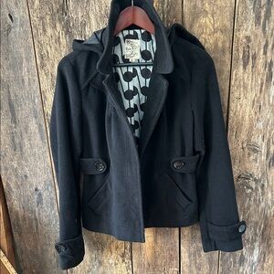 Tulle Black and Gray Patterned Jacket